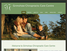 Tablet Screenshot of grimshawchiros.com